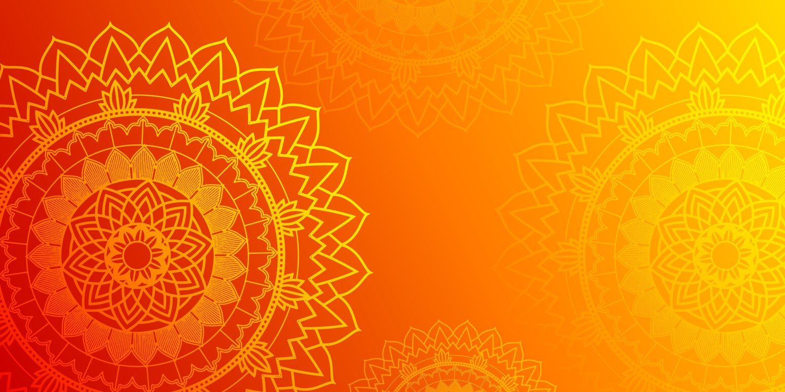 Background design with mandalas pattern